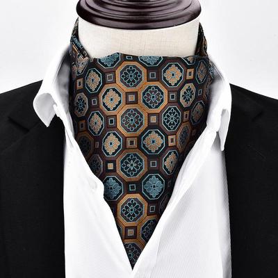 Men's Formal British Style Polyester Silk Neck Scarf