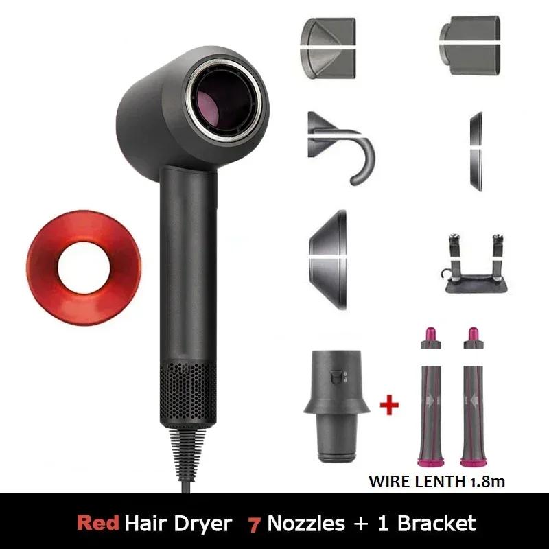 1.8m Professinal Leafless Hair Dryer Negative Lon Hair Care Quick Dry Home Powerful Hairdryer Constant Anion Blow Dryer