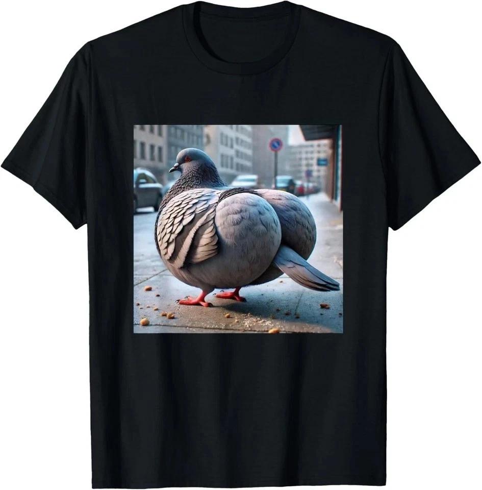 brainrot pigeon with level 100 gyatt gen z meme pigeon T-Shirt S-5XL Q4758 L