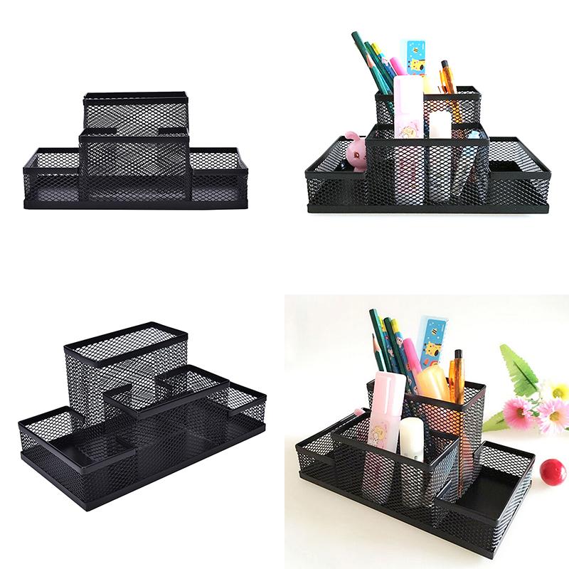 Plasă metalică Acasă Birou Pix Suport creioane Birou Papetarie Depozitare Cutie organizatoare
