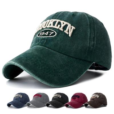2025 Υψηλής Ποιότητας Καπέλο Snapback με Κέντημα Brooklyn για Άνδρες Vintage Μαύρο Πράσινο Πλυμένα Καπέλα του Μπέιζμπολ για Γυναίκες Gorras Hombre