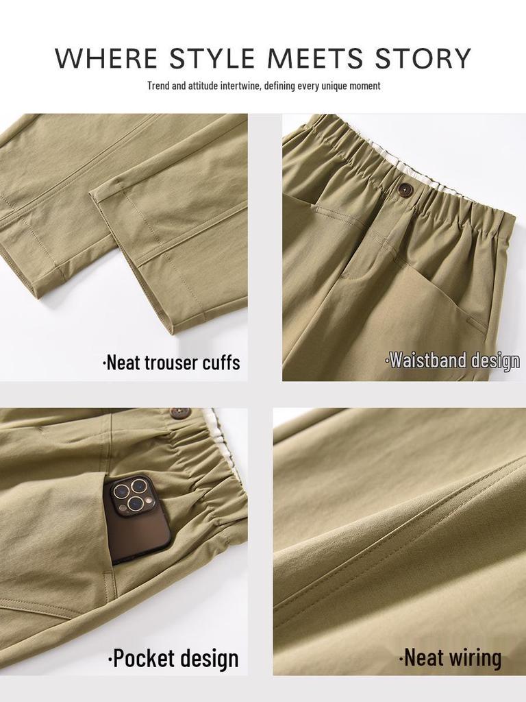 Chic Loose Casual Pants - 2026 Spring/Summer Eco-Cotton Collection