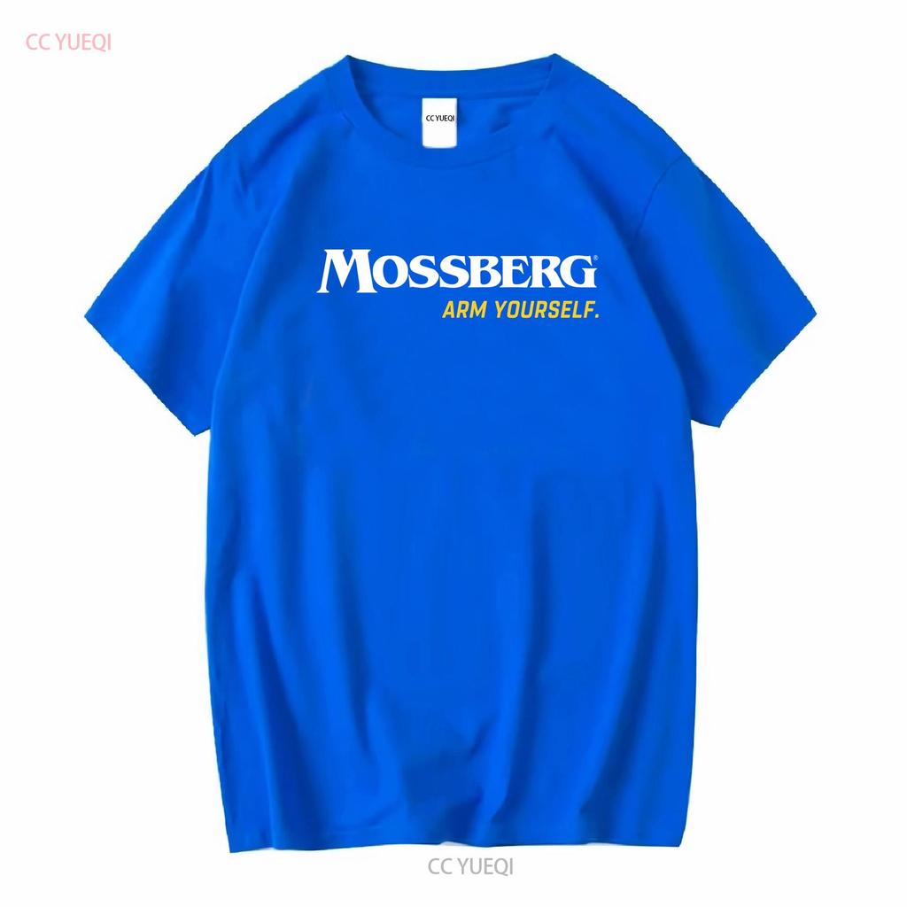 New T Shirt Mossberg Guns Firearms Logo Cotton Men's S To 5XL Long or Short Sleeves Vintage Washed Top For Everyday Wear