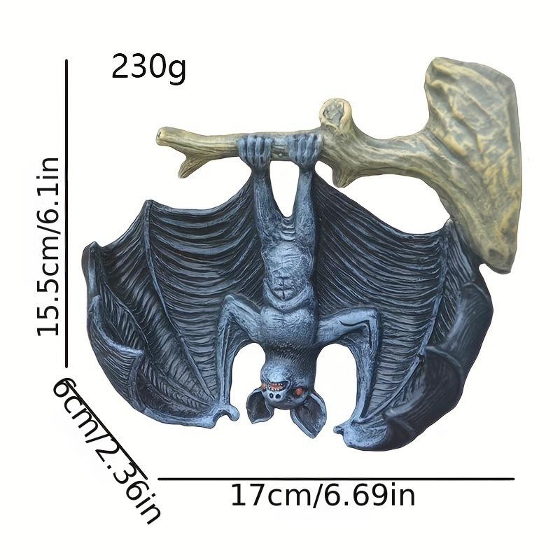Nachtdämon Fledermaus Anhänger Vampir Fledermaus Skulptur Halloween Wohnzimmer Heim Gartendekoration Cartoonhafte Fledermausform Hängeornament