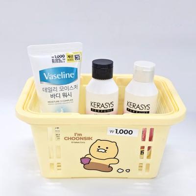 Kerasys Shampoo+Conditioner+ Vaseline Body Wash In Chunsik Basket Set (3 Options)