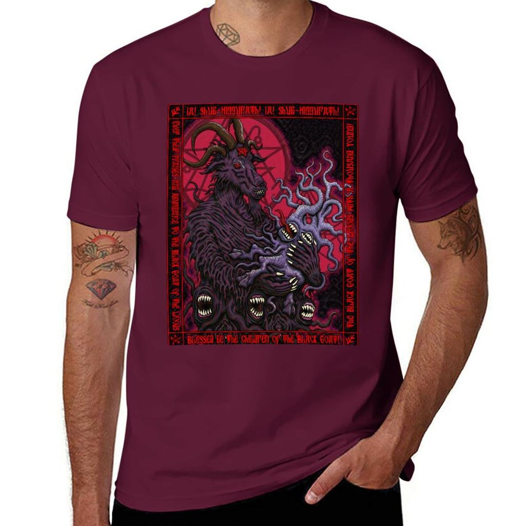 Black Goat Icon Azhmodai 2018 TShirt summer clothes customizeds mens t shirt