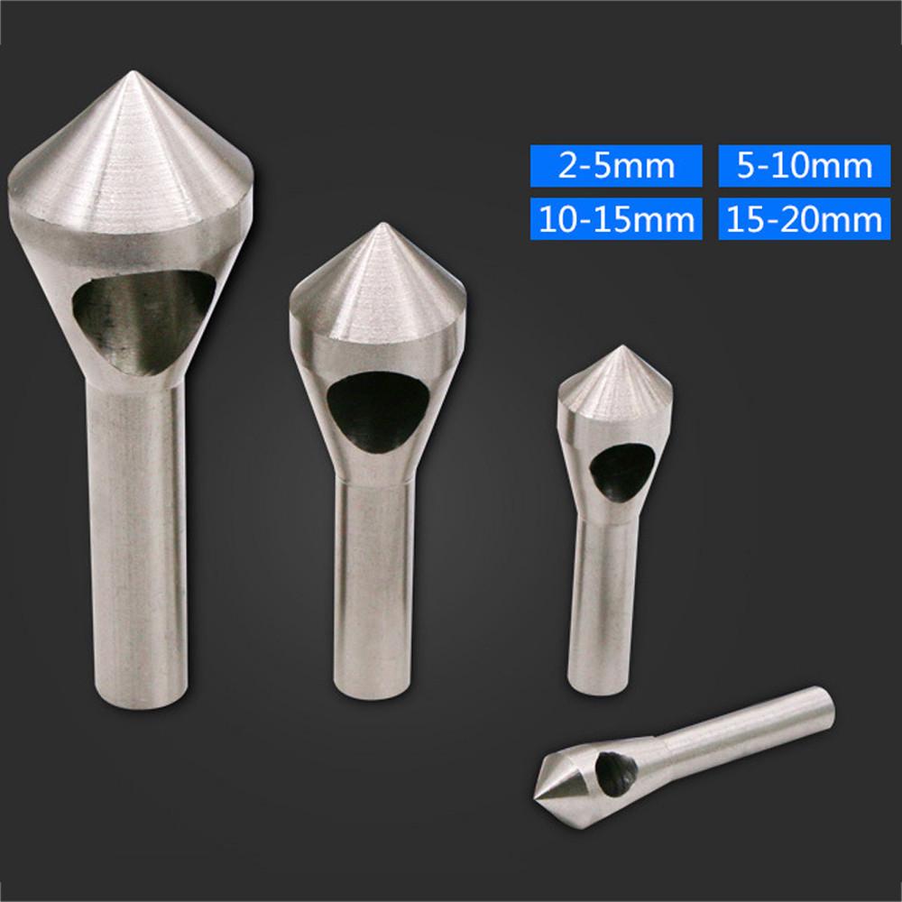 Buy 4 Pcs/Set Deburring Countersink Drill Bit Taper Hole Steel Aluminum