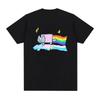 Nyan Cat Funny Meme Tshirt Unisex Women Clothing Fashion Harajuku Tshirts Summer Casual Cotton Short Sleeves T Shirts Streetwear