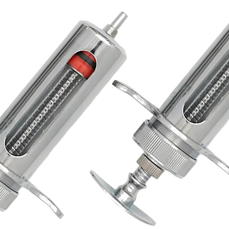 20ml 50ml Veterinary Syringes Metal Pig Cattle Sheep Injector with Needles Animal Veterinary Tools Livestock Medicine Feeder