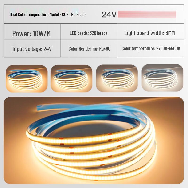 

Xuanyong Dual CCT COB LED Strip Light