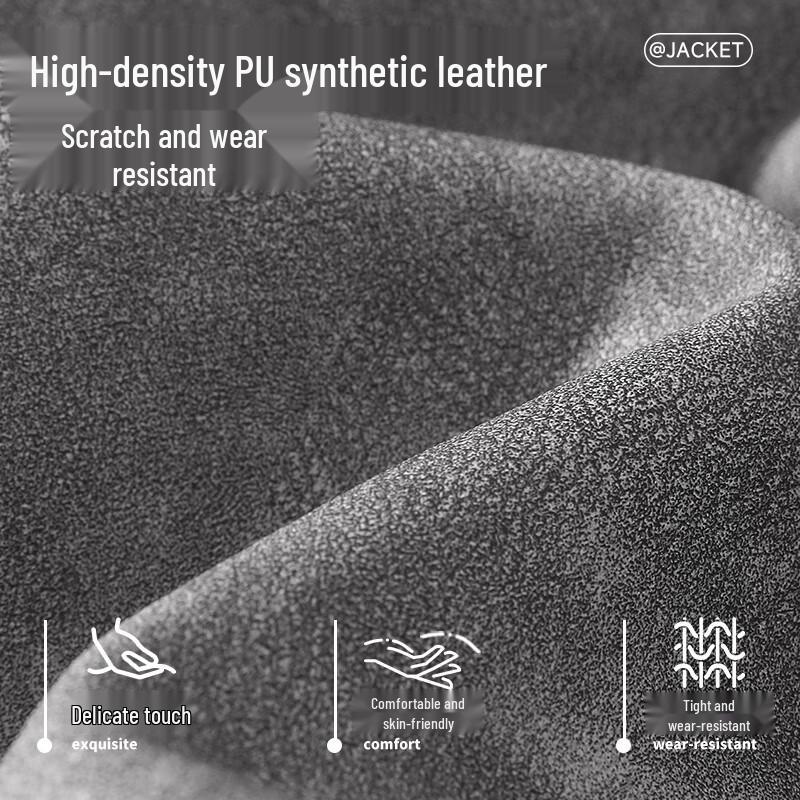 Mark Fairwhale Herren PU Lederjacke im amerikanischen Stil