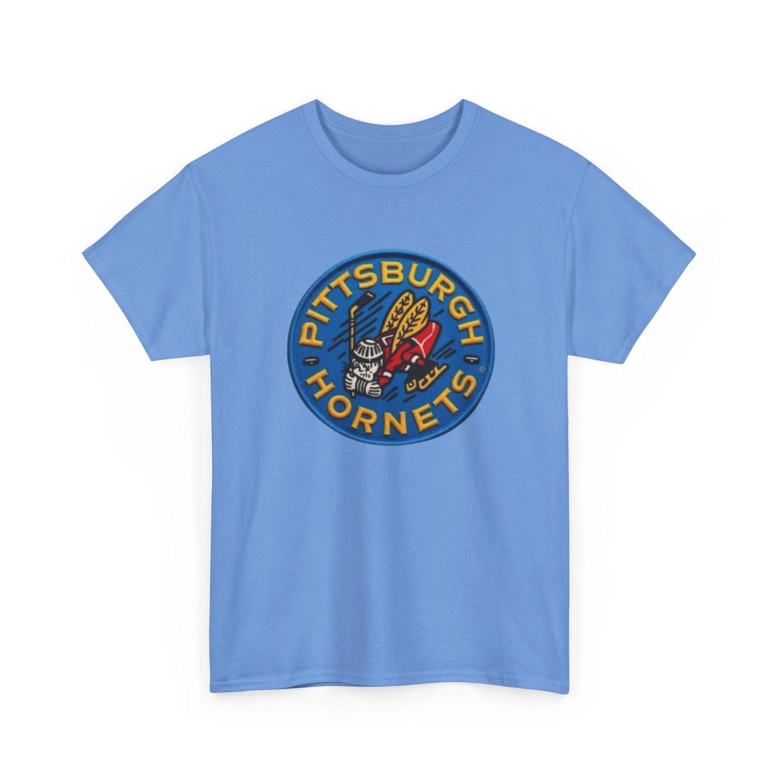 

Pittsburgh Hornets Hockey 1961-62 Logo Printed T shirt Retro Sports Collectible XL