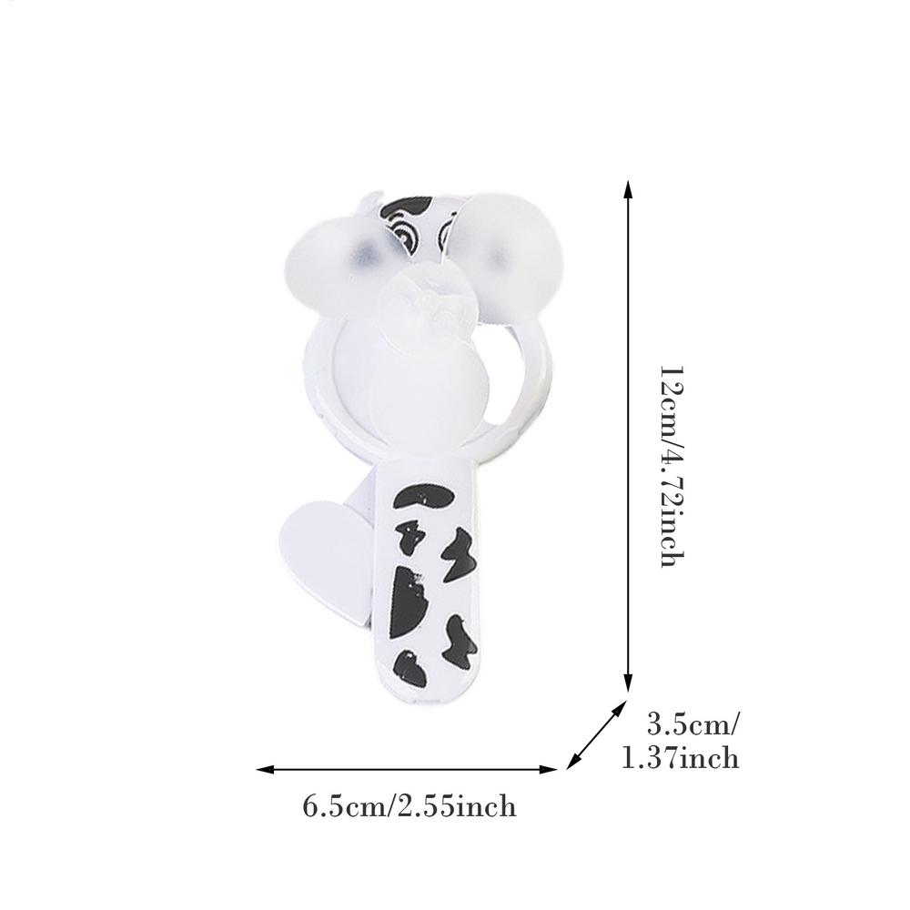 

Summer Children Hand Press Portable Fan Cartoon Lollipop Shaped Easy Press Student Small Fan Household Mini Fan Handheld білий