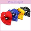 Cappello da Pescatore di Spider-Man per Bambini, Materiale in Cotone, Perfetto per Estate, Autunno, Inverno