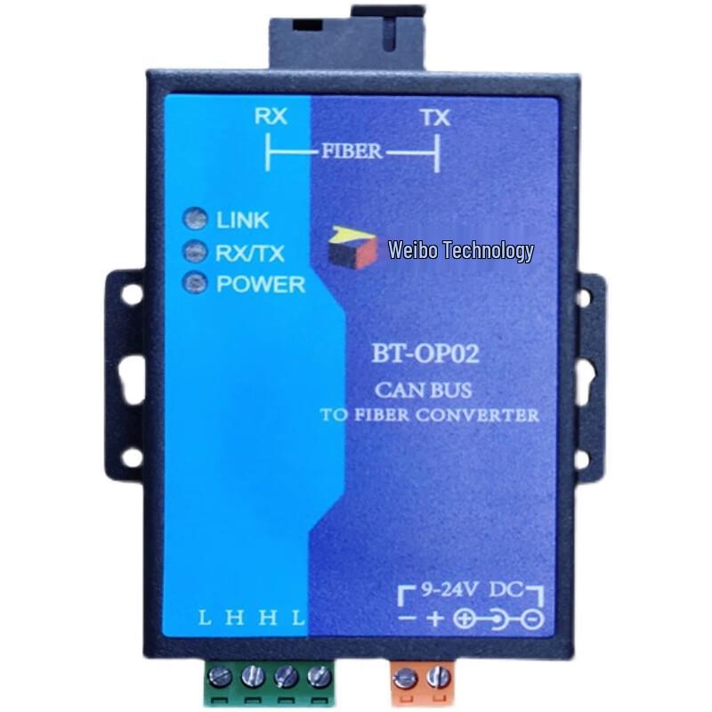 

VbobTdata Industrial CAN-BUS to Fiber Optic Converter