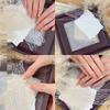 Walnuss-Kanten-Nagelkunst-Display-Rahmen mit ausziehbarer Massivholzplatte