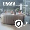 4 szt. 11699 Silikonowa Uszczelka Złącza Do Uszczelek Złączy Wanny/Basenu Części Jacuzzi Zamienne O-Ring Gumowa Podkładka