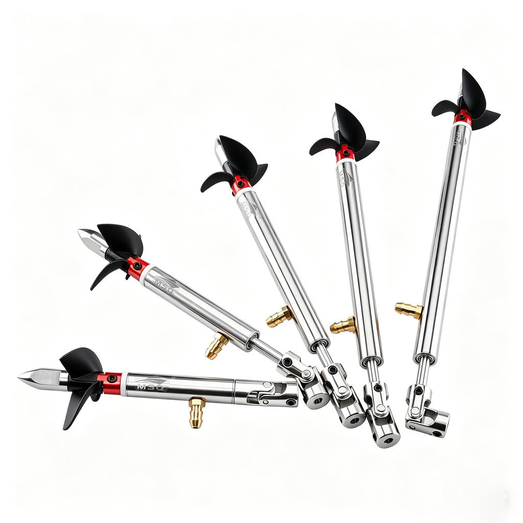 Rc Boat 4mm Boat Shaft Stainless steel Drive Shaft +3 Blades Screw +Universa Joint+ Stainless Steel Shaft Sleeve+Prop Nut /set