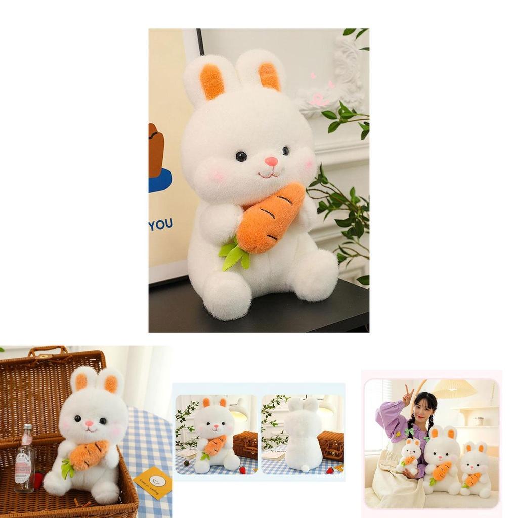 Rabbit Plush Toy Stuffed Animal Doll White Bunny Children's Birthday Gift Wholesale