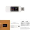 LCD-Anzeige USB-Tester Ladegerätdetektor Digitales Voltmeter Amperemeter Spannungsmessgerät DC4 30V
