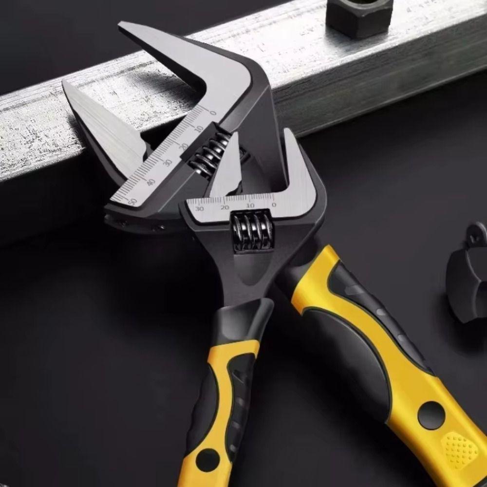 Large  Opening Universal Spanner High Quality Bathroom Wrench Adjustable Wrench  Nut Wrenchhold