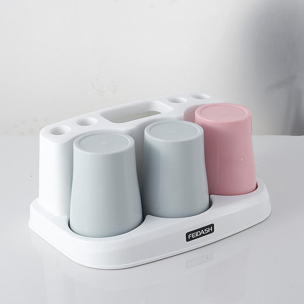 Toothbrush Cup Holder, Multi Functional Storage Easy Cleaning Holder for Travel ,