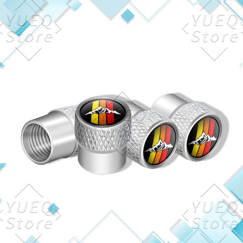 4Pcs Three-color Emblem Logo Car Wheel Tire Valve Stem Caps For Toyota TRD Tacoma Tundra 4Runner Highlander RAV4 Tyre Covers