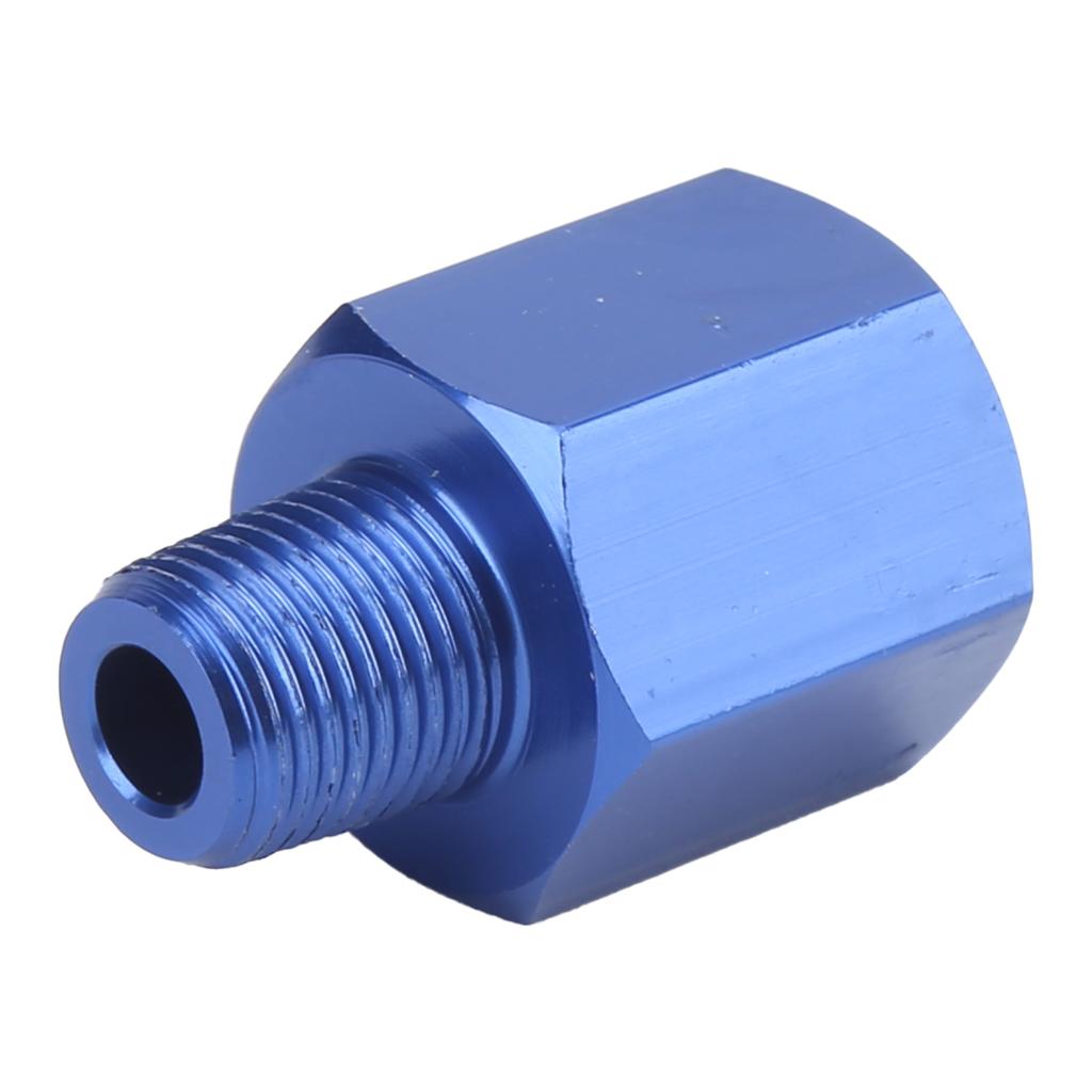 M12 Female To 1 8 NPT Male Hose End for Oil Pressure Gauge Sensor Port Conversion