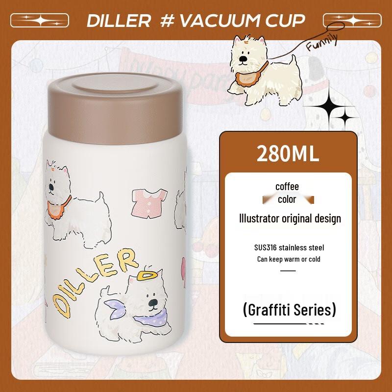 Diller 280ML 316 Stainless Steel Portable Travel Mug
