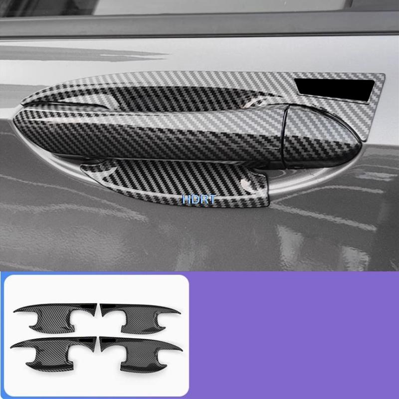 For Gac Trumpchi Empow/Dodge Attitude  + Car Style Door Handle Trim Frame Outer Bowl Cover Protector Decoration Accessories
