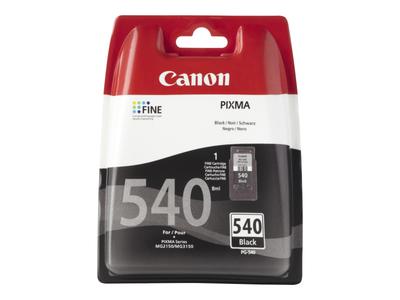 Black Ink Cartridge 180 Pages 540 Canon PG
