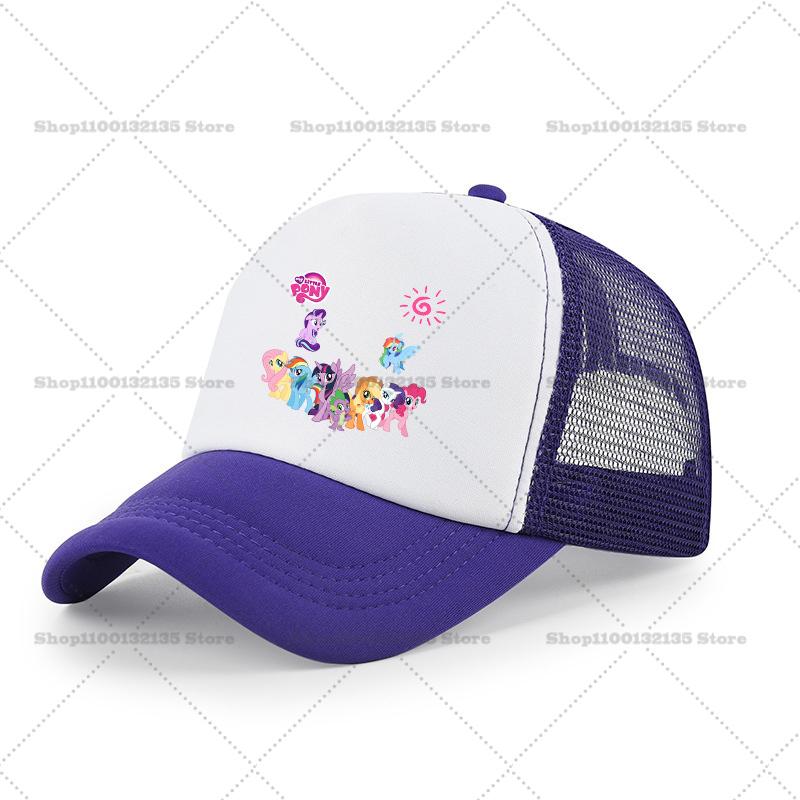 My Little Pony Girl Boy Baseball Cap Kawaii Sun Hat Parent Children Couple Women Casual Outdoor Hats Peaked Cap Birthday High Quality Gift