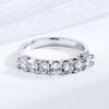 Silve Gorgeous Shiny Stone Zircom Ring For Women Engagement Wedding High Quality Fine Jewelry