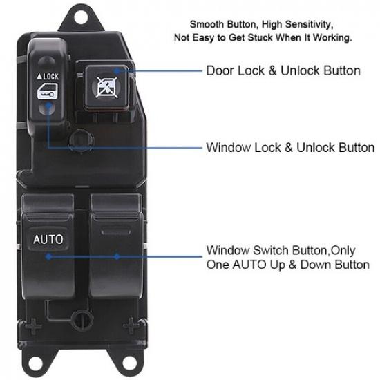 Master Window Switch Control for Toyota Tundra /Tacoma /Sienna/Solara/FJ Cruiser