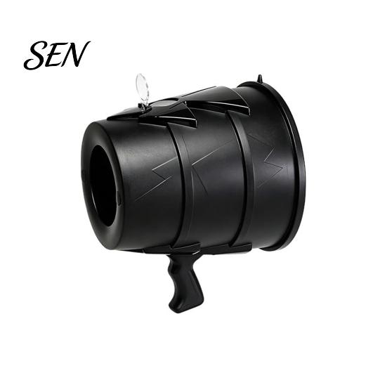 Non Lethal Air Flow Toy Handheld Cannon Toy, Portable Shooter for Kids, Outdoor Family Gathering Entertainment Play Bubble Machine, Funny Prank