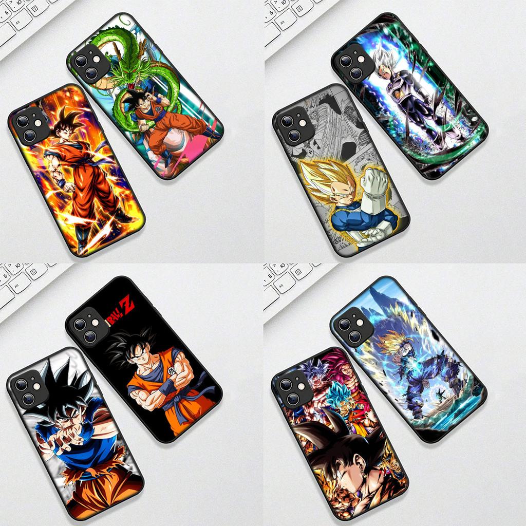 for Apple iPhone 16 14 15 Plus 11 Pro Max 16E ProMax + 16Plus 15+ 14+ Phone Cover Case Vegeta Dragons Gokus Balls Super Vegito