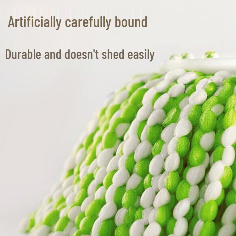 Universal Stain Removal Rotary Mop Replacement Head - Cotton & Microfiber Cloth Accessories