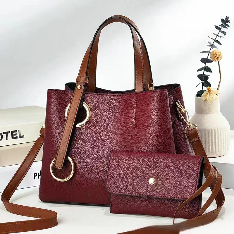 Commuter Purse Bag Female Letter Bag Latest Large Capacity Simple Everything Atmosphere Middleaged Mother Bag .