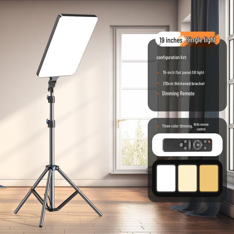 LED Fill Light: Professional Panel for Streamers & Photographers - Perfect for Live Streaming, Beauty Shots, and Indoor Photography.