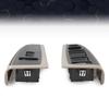 PIT66 Front Window Switch Trim Bezel Set Compatible with 2003-2007 Chevy Silverado/GMC Sierra 1500 2500 3500 (4 Door Models) Tan