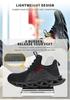 Summer Breathable Anti-smash Anti-puncture Safety Shoes with Lightweight Shock Absorption and Comfortable Flying Woven Upper
