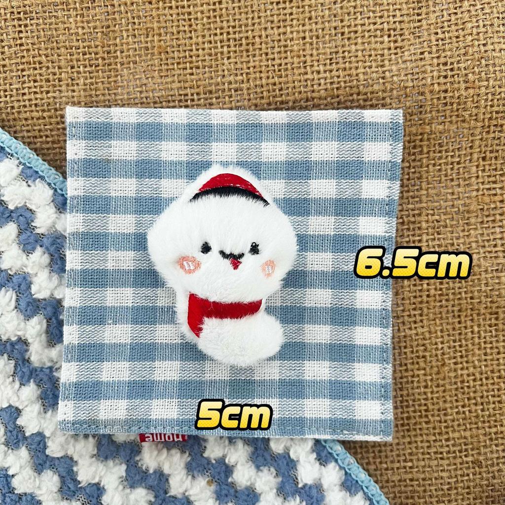 Cartoon Plush Snake New Year Doll & Hair Clip Set