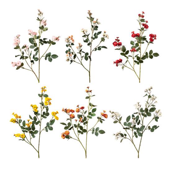 Yousheng Artificial Flowers Multi-Head Rosette Realistic Silk Fake Flowers Indoor Outdoor Decor Weddings Events Photography