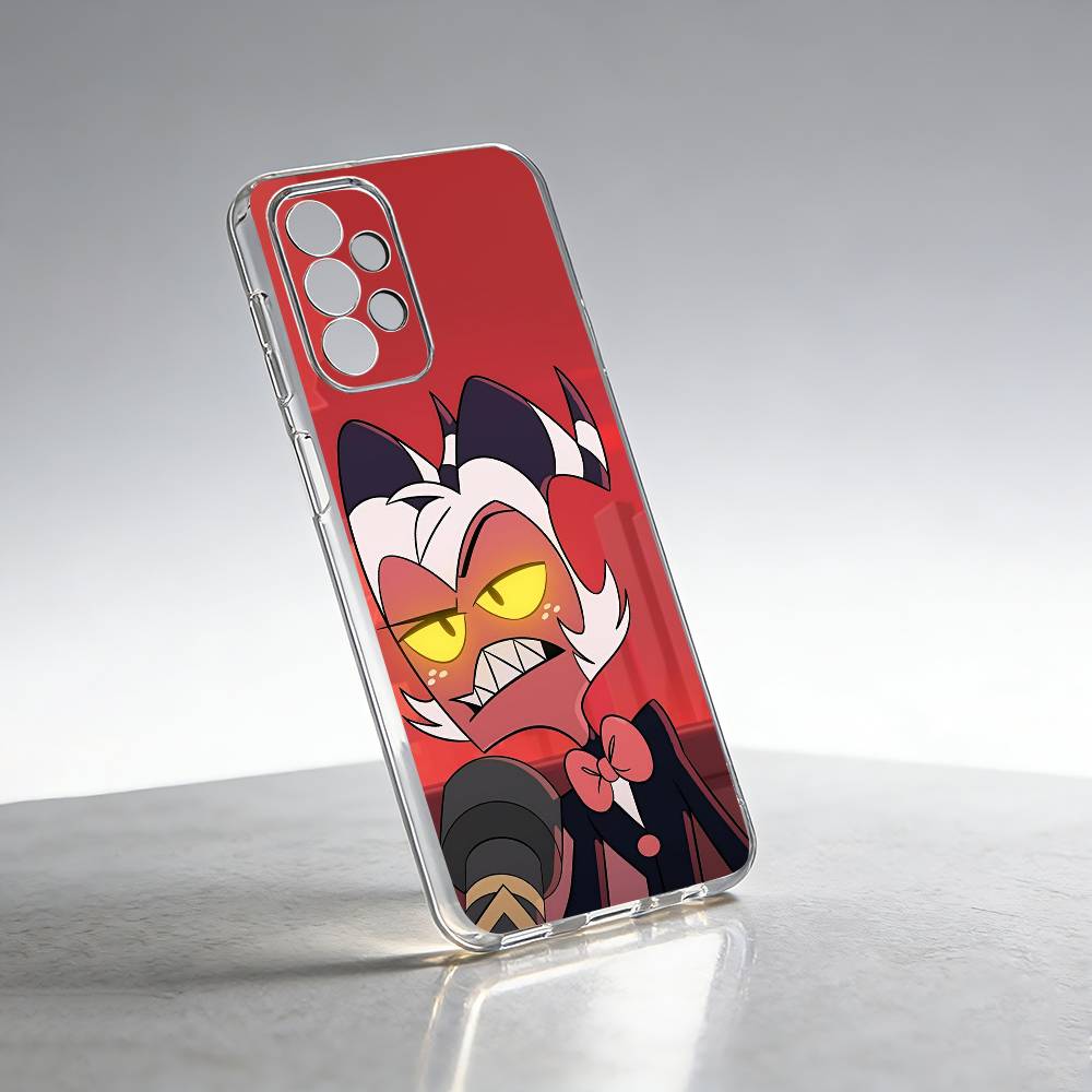 Helluva Boss Moxxie-e   Phone Case Transparent Silicone Soft For Samsung S25,S24,S21,S22,S23,S30,Ultra,S20,Plus,Fe