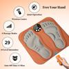 Massage Mat with EMS Technology-Rechargeable Pulse Stimulation Pad for Reflexology, Plantar Fasciitis Relief & Muscle Relaxation