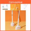 Plastic Floor Brush With Extendable Handle For Bathroom And Tile Cleaning