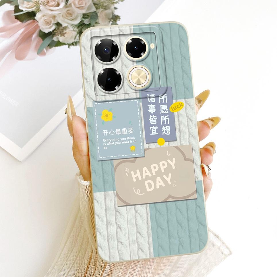 Cat Chinese Loogn Dragon Cartoon Painting Casing For infinix Note 40 Pro 4G 5G Soft Matte Silicone Phone Case Infinix Note 40x