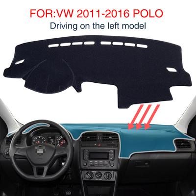 Podložka na palubnú dosku pre POLO GTI POLO R 2011-2016 Dashmat Čierny Koberec Kryt Podložky na Palubnú Dosku Automobilové Príslušenstvo