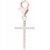 Gilded Pendant Cross Small Cross Cross with Cross with Zirconia 925 Silver