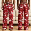 Men's Funny Sleep Pants with Brief Print for Halloween Novelty Pants